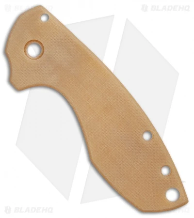 Karbadize CRKT Pilar Replacement Scale - Bone Linen Micarta 3 Karbadize CRKT Pilar Replacement Scale - Bone Linen Micarta