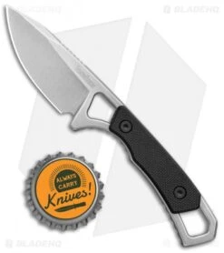 Kershaw Brace Neck Knife Fixed Blade (2" Stonewash) 2085 -Knife Sale Shop Kershaw Brace Neck Knife Fixed Blade SW 2085 BHQ 120531 jr bottlecap