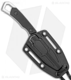 Kershaw Brace Neck Knife Fixed Blade (2" Stonewash) 2085 -Knife Sale Shop Kershaw Brace Neck Knife Fixed Blade SW 2085 BHQ 120531 jr sheath