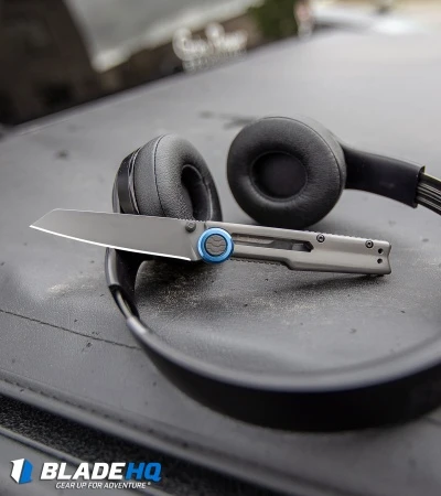 Kershaw Decibel Frame Lock Knife Gray Stainless Steel (3" Gray Ti) 2045 7 Kershaw Decibel Frame Lock Knife Gray Stainless Steel (3" Gray Ti) 2045 - Image 5