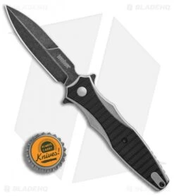 Kershaw Decimus A/O Frame Lock Knife Black GFN (3.25" Blackwash) 1559 10 Kershaw Decimus A/O Frame Lock Knife Black GFN (3.25" Blackwash) 1559 -Knife Sale Shop Kershaw Decimus AO Black GFN Blackwash BHQ 80575 er bottlecap