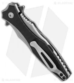 Kershaw Decimus A/O Frame Lock Knife Black GFN (3.25" Blackwash) 1559 8 Kershaw Decimus A/O Frame Lock Knife Black GFN (3.25" Blackwash) 1559 -Knife Sale Shop Kershaw Decimus AO Black GFN Blackwash BHQ 80575 er side