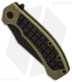 Kershaw Faultline Liner Lock Knife Green/Black GFN (3" Black) 8760 -Knife Sale Shop Kershaw Faultline Green Black GFN black BHQ 81280 er spine