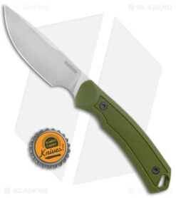 Kershaw Deschutes Skinner Fixed Blade Knife Green (3.9" Stonewash) 1883 -Knife Sale Shop Kershaw Fixed Blade Green SW 1883 jr bottlecap