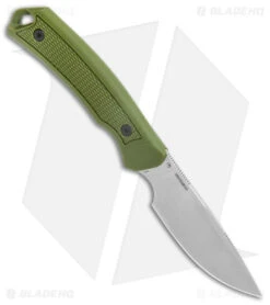 Kershaw Deschutes Skinner Fixed Blade Knife Green (3.9" Stonewash) 1883 -Knife Sale Shop Kershaw Fixed Blade Green SW 1883 jr spine