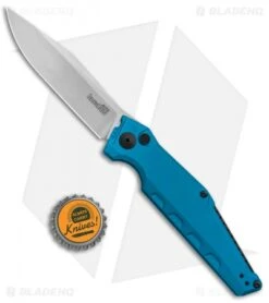 Kershaw Galyean Launch 7 Automatic Knife Teal (3.75" Stonewash) 7900TEALSW -Knife Sale Shop Kershaw Galyean Launch 7 Auto Teal SW 7900TEALSW BHQ 92521 jr bottlecap