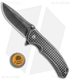 Kershaw Headgrille Assisted Opening Frame Lock Knife (3.25" Blackwash) 1325 9 Kershaw Headgrille Assisted Opening Frame Lock Knife (3.25" Blackwash) 1325 -Knife Sale Shop Kershaw Headgrille Assisted Blackwash KS1325X BHQ 70082 jr bottlecap