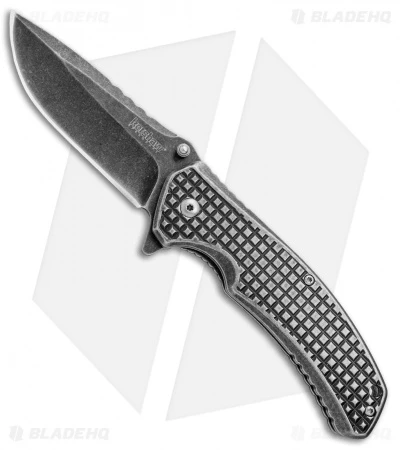 Kershaw Headgrille Assisted Opening Frame Lock Knife (3.25" Blackwash) 1325 3 Kershaw Headgrille Assisted Opening Frame Lock Knife (3.25" Blackwash) 1325