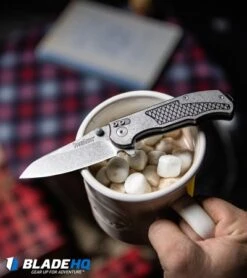 Kershaw Hinderer Agile Assisted Opening Knife (2.75" Stonewash) 1558 -Knife Sale Shop Kershaw Hinderer Agile Assisted Opening Knife Stonewash 1558 BHQ 52169 kp mug web