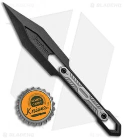 Kershaw Inverse Fixed Blade Polymer Knife (2.6" Black) 7 Kershaw Inverse Fixed Blade Polymer Knife (2.6" Black) -Knife Sale Shop Kershaw Inverse Fixed Blade Polymer Knife Black 1397 BHQ 120837 jr bottlecap