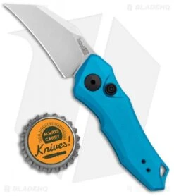 Kershaw Launch 10 Automatic Knife Teal (1.9" Stonewash) 7350 -Knife Sale Shop Kershaw Launch 10 Auto Teal SW 7350 BHQ 105328 jr bottlecap