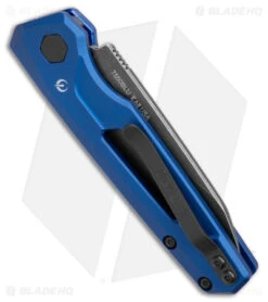 Kershaw Launch 11 Automatic Knife Blue Aluminum (2.75" Blackwash) 7550BLU -Knife Sale Shop Kershaw Launch 11 Auto Blue Aluminum Blackwash BHQ 178234 jr side