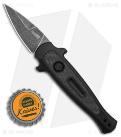 Kershaw Launch 12 CA Legal Mini Stiletto Automatic Knife Black/CF (1.9"Black SW) 9 Kershaw Launch 12 CA Legal Mini Stiletto Automatic Knife Black/CF (1.9"Black SW) -Knife Sale Shop Kershaw Launch 12 CA Legal mini Stiletto Automatic Knife Black CF 1in Black SW BHQ 145122 td size