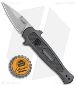 Kershaw Launch 12 CA Legal Stiletto Automatic Knife Black (1.9" Stonewash) 9 Kershaw Launch 12 CA Legal Stiletto Automatic Knife Black (1.9" Stonewash) -Knife Sale Shop Kershaw Launch 12 Call Legal Stiletto Auto Grey KER7130GRYSW BHQ 114624 jr bottlecap