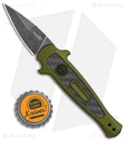 Kershaw Launch 12 CA Legal Stiletto Automatic Knife OD Green (1.9" Black SW) 9 Kershaw Launch 12 CA Legal Stiletto Automatic Knife OD Green (1.9" Black SW) -Knife Sale Shop Kershaw Launch 12 Call Legal Stiletto Auto OD Green KER7130OLBW BHQ 114625 jr bottlecap