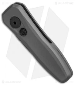 Kershaw Launch 4 CA Legal Automatic Knife Gray (1.9" Damascus) BHQ Exclusive 12 Kershaw Launch 4 CA Legal Automatic Knife Gray (1.9" Damascus) BHQ Exclusive -Knife Sale Shop Kershaw Launch 4 CA Legal Auto Gray Damascus BHQ 86760 er spine