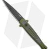 Kershaw Launch 8 Stiletto Automatic Knife Green/CF (3.5" Black) 1 Kershaw Launch 8 Stiletto Automatic Knife Green/CF (3.5" Black) -Knife Sale Shop Kershaw Launch 8 Stiletto Auto Green CF Black KER7150OLBLK BHQ 109602 jr