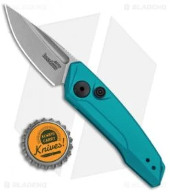 Kershaw Launch 9 Automatic Knife Teal (1.8" Working) 7250TEALSW -Knife Sale Shop Kershaw Launch 9 Auto Blue Working KER7250TEALSW BHQ 115103 jr bottlecap