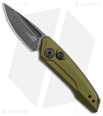 Kershaw Launch 9 Automatic Knife OD Green Aluminum (1.8" Black SW) 7250OLBW 3 Kershaw Launch 9 Automatic Knife OD Green Aluminum (1.8" Black SW) 7250OLBW