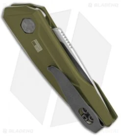 Kershaw Launch 9 Automatic Knife OD Green (1.8" Working Finish) 7250OLSW -Knife Sale Shop Kershaw Launch 9 Auto OD Green Working KER7250OLSW BHQ 113298 jr side
