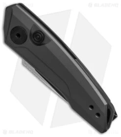 Kershaw Launch 9 Automatic Knife Drop Point Gray Aluminum (1.8" Stonewash) -Knife Sale Shop Kershaw Launch 9 Gray Automatic Knife Stonewash BHQ 145446 td spine