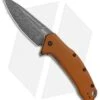 Kershaw Link Drop Point Knife Flat Dark Earth Aluminum (3.25" BlackWash) 1 Kershaw Link Drop Point Knife Flat Dark Earth Aluminum (3.25" BlackWash) -Knife Sale Shop Kershaw Link Assisted SW Plain FDE Handle 1776BRZBW BHQ 85193 jr