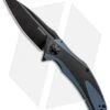 Kershaw Natrix XL Sub-Frame Lock Knife Blue G-10/CF (3.75" Black) 7008CFBLK -Knife Sale Shop Kershaw Natrix Sub FL Carbo Blue CF KS7008CFBLK BHQ 92438 jr