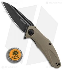 Kershaw Natrix Sub-Frame Lock Knife Tan G-10 (3.25" Black Stonewash) 7007TANBW 9 Kershaw Natrix Sub-Frame Lock Knife Tan G-10 (3.25" Black Stonewash) 7007TANBW -Knife Sale Shop Kershaw Natrix Tan G10 Black SW BHQ 87958 er bottlecap