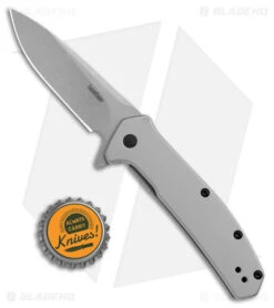 Kershaw Outcome Assisted Opening Knife Steel (3.1" Stonewash) 2044 -Knife Sale Shop Kershaw OUTCOME Knife 2044 BHQ 178509 jr bottlecap