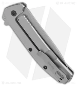 Kershaw Outcome Assisted Opening Knife Steel (3.1" Stonewash) 2044 -Knife Sale Shop Kershaw OUTCOME Knife 2044 BHQ 178509 jr side