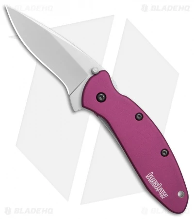 Kershaw Scallion Assisted Opening Knife Purple (2.25" Bead Blast) 1620PUR 3 Kershaw Scallion Assisted Opening Knife Purple (2.25" Bead Blast) 1620PUR