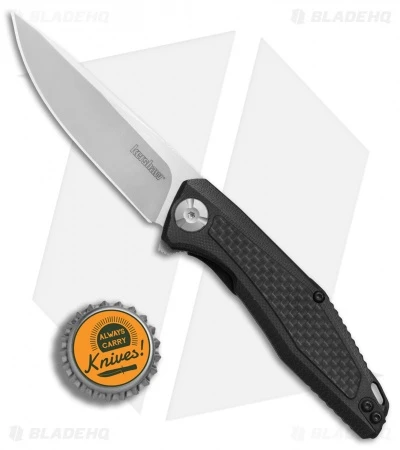 Kershaw Sinkevich Atmos Liner Lock Knife Black G-10/Carbon Fiber (3" Satin) 4037 6 Kershaw Sinkevich Atmos Liner Lock Knife Black G-10/Carbon Fiber (3" Satin) 4037 - Image 4