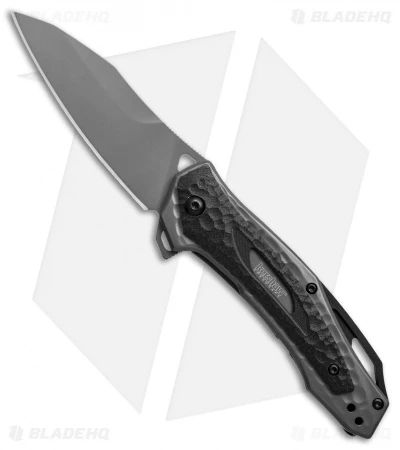 Kershaw Vedder Assisted Opening Knife Black G-10 Overlays (3.25" Gray) 2460 3 Kershaw Vedder Assisted Opening Knife Black G-10 Overlays (3.25" Gray) 2460