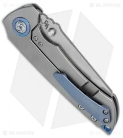 Kizer CK Critical Frame Lock Knife Blue Pivot (3.6" Stonewash) Ki4508A1 8 Kizer CK Critical Frame Lock Knife Blue Pivot (3.6" Stonewash) Ki4508A1 -Knife Sale Shop Kizer CK Critical Flipper FL Blue Pivot SW Ki4508A1 BHQ 79959 jr side 2
