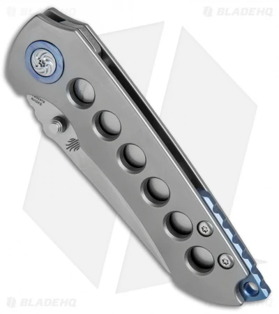 Kizer CK Critical Frame Lock Knife Blue Pivot (3.6" Stonewash) Ki4508A1 4 Kizer CK Critical Frame Lock Knife Blue Pivot (3.6" Stonewash) Ki4508A1 - Image 2