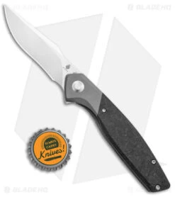 Kizer Manganas Grazioso Frame Lock Knife Carbon Fiber/Titanium (3.4" Satin 20CV) -Knife Sale Shop Kizer Cutlery Grazioso Marble CF Gray Satin BHQ 142761 jr bottlecap