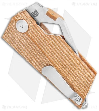 Kizer Cyber Blade Frame Lock Knife Brown Micarta (2.1" Satin) V2563-A 5 Kizer Cyber Blade Frame Lock Knife Brown Micarta (2.1" Satin) V2563-A - Image 3