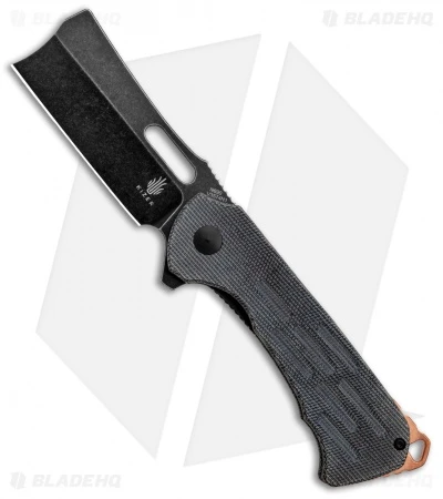 Kizer D.O.C.K. Quatch Cleaver Liner Lock Knife Black Micarta (2.9" Black SW) 3 Kizer D.O.C.K. Quatch Cleaver Liner Lock Knife Black Micarta (2.9" Black SW)