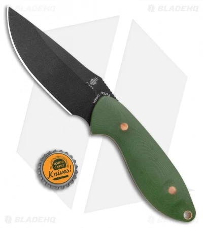 Kizer Garza Sequoia Fixed Blade Knife OD Green G-10 (3.78" Black) 1022A2 6 Kizer Garza Sequoia Fixed Blade Knife OD Green G-10 (3.78" Black) 1022A2 - Image 4
