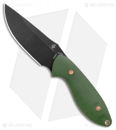 Kizer Garza Sequoia Fixed Blade Knife OD Green G-10 (3.78" Black) 1022A2 3 Kizer Garza Sequoia Fixed Blade Knife OD Green G-10 (3.78" Black) 1022A2