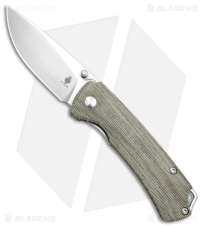 Kizer Hennicke T1 Frame Lock Knife Green Micarta (3.2" Stonewash) V3490C1 3 Kizer Hennicke T1 Frame Lock Knife Green Micarta (3.2" Stonewash) V3490C1