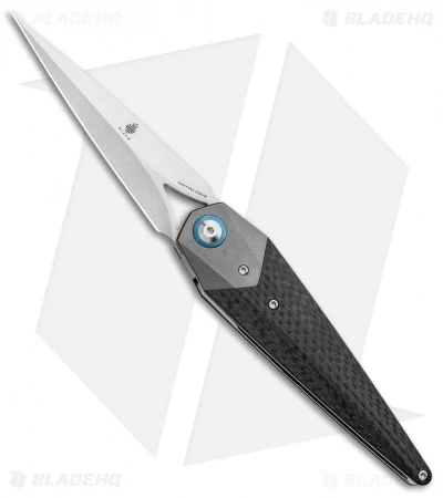 Kizer Isham Soze Dagger Liner Lock Knife Carbon Fiber (3.65" Stonewash) Ki4513A2 3 Kizer Isham Soze Dagger Liner Lock Knife Carbon Fiber (3.65" Stonewash) Ki4513A2