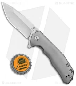 Kizer Ning Shoal Knife Gray Ti (3" Stonewash) Ki3469S1 -Knife Sale Shop Kizer Limited Edition Ning Soal Gray Ti SW Ki3469S1 BHQ 52257 jr bottlecap