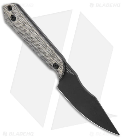 Kizer Maverick Customs Harpoon Mini 10V Fixed Blade Black Micarta (3" Black) 4 Kizer Maverick Customs Harpoon Mini 10V Fixed Blade Black Micarta (3" Black) - Image 2