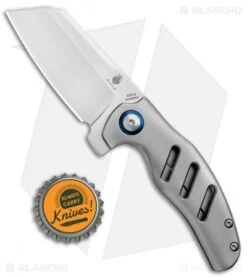 Kizer Mini Sheepdog C01C Frame Lock Flipper Knife Titanium (2.6" Satin) -Knife Sale Shop Kizer Mini Sheepdog C01C FL Ti Satin Ki3488A1 BHQ 93979 jr bottlecap