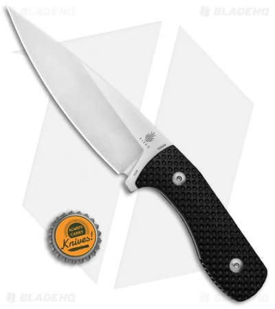 Kizer Pinkerton Lancer Fixed Blade Knife Black G-10 (4.75" Satin) 1028 6 Kizer Pinkerton Lancer Fixed Blade Knife Black G-10 (4.75" Satin) 1028 - Image 4