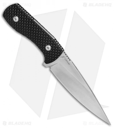 Kizer Pinkerton Lancer Fixed Blade Knife Black G-10 (4.75" Satin) 1028 4 Kizer Pinkerton Lancer Fixed Blade Knife Black G-10 (4.75" Satin) 1028 - Image 2