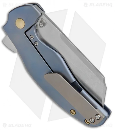 Kizer Sheepdog C01C Frame Lock Knife Blue Titanium (3.25" Stonewash) Ki4488A 5 Kizer Sheepdog C01C Frame Lock Knife Blue Titanium (3.25" Stonewash) Ki4488A - Image 3
