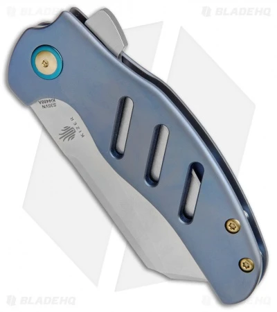 Kizer Sheepdog C01C Frame Lock Knife Blue Titanium (3.25" Stonewash) Ki4488A 4 Kizer Sheepdog C01C Frame Lock Knife Blue Titanium (3.25" Stonewash) Ki4488A - Image 2