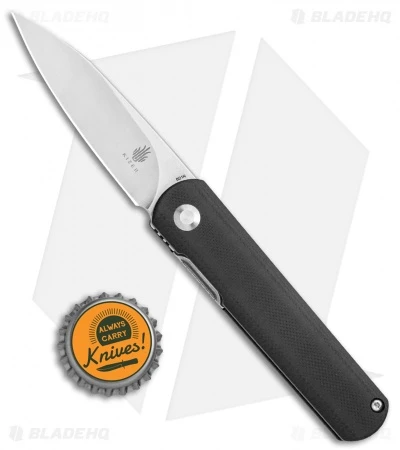 Kizer Vanguard Feist Front Flipper Knife Black G-10 (2.8" Stonewash) - BD1N 6 Kizer Vanguard Feist Front Flipper Knife Black G-10 (2.8" Stonewash) - BD1N - Image 4